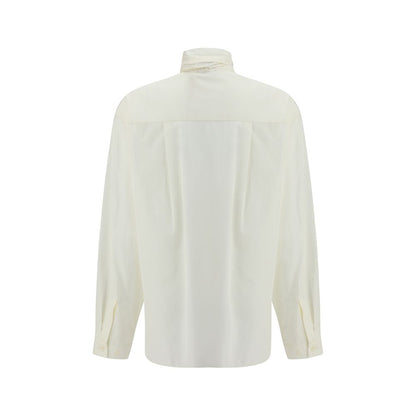 Forte_Forte Taffeta Shirt with removable bow