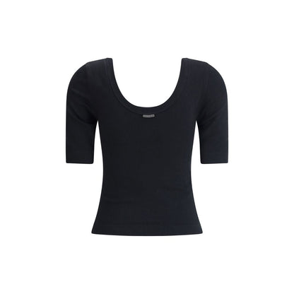 Brunello Cucinelli Black Cotton Top
