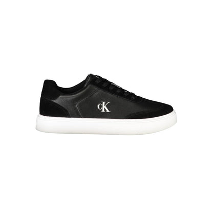 Calvin Klein Black Leather Men Sneaker