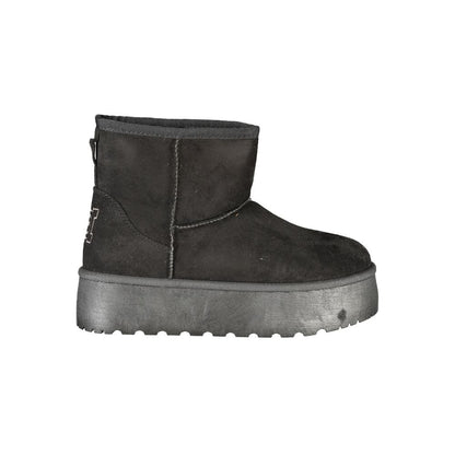 Laura Biagiotti Nero Polyester Womens Boot