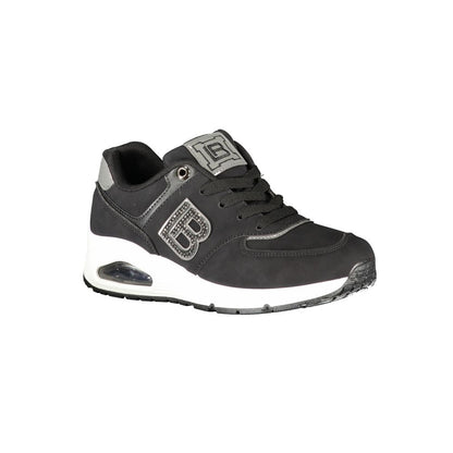 Laura Biagiotti Black Polyurethane Women Sneaker