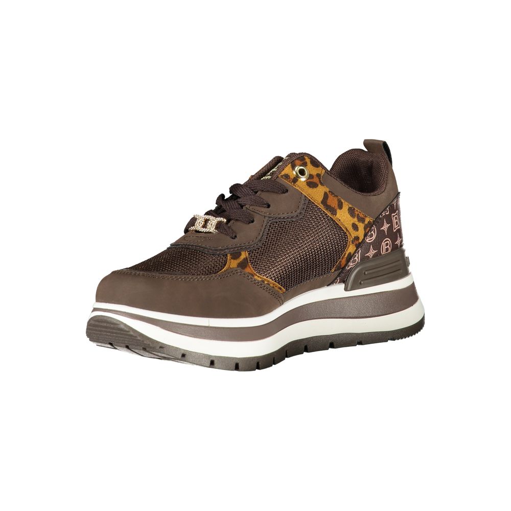 Laura Biagiotti Marrone Poliuretano Women Sneaker