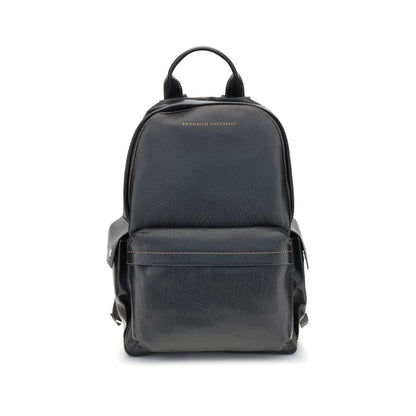 Brunello Cucinelli Leather Travel Backpack