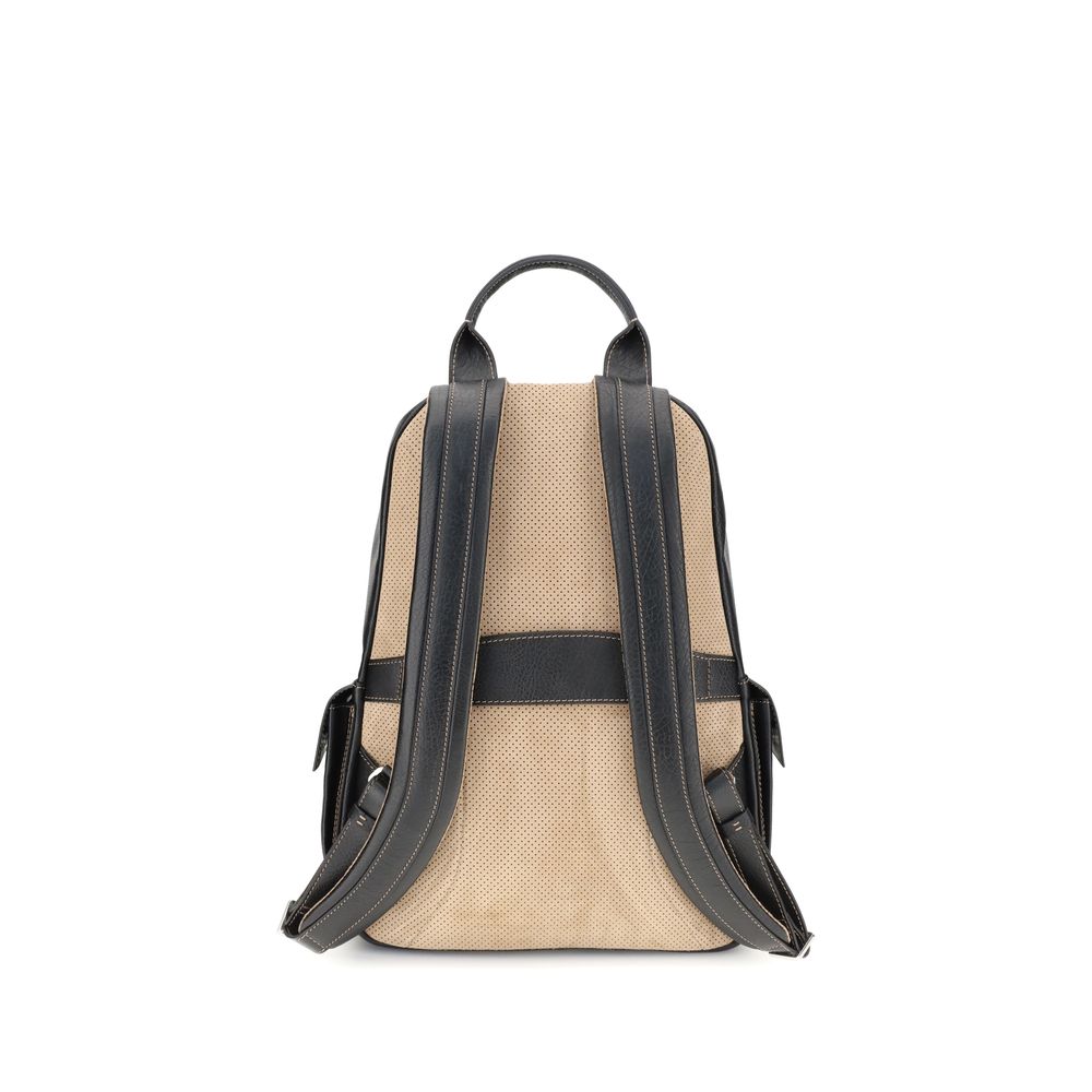 Brunello Cucinelli Leather Travel Backpack