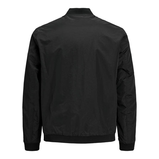 Jack Jones Black Polyester Jackets & Coat