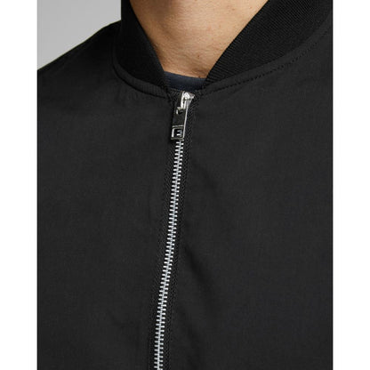 Jack Jones Black Polyester Jackets & Coat