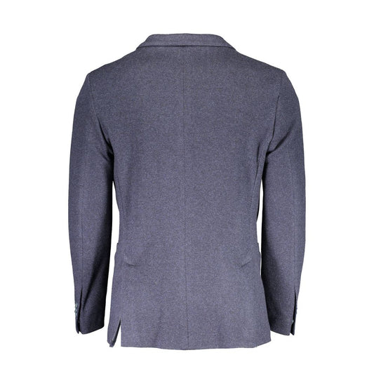 Gant Blue Cotton Jackets & Coat