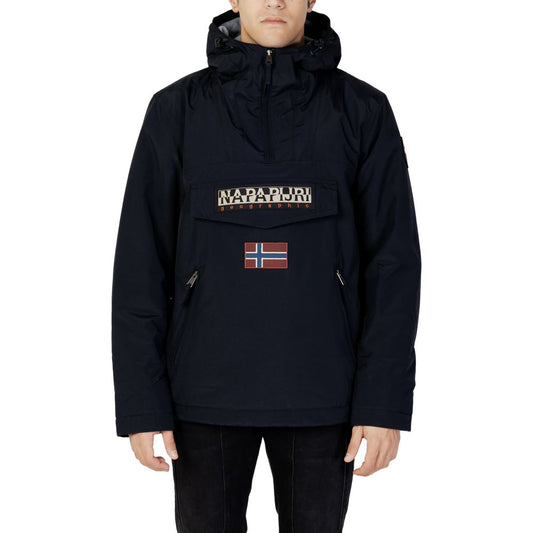Napapijri Black Polyester Jackets & Coat