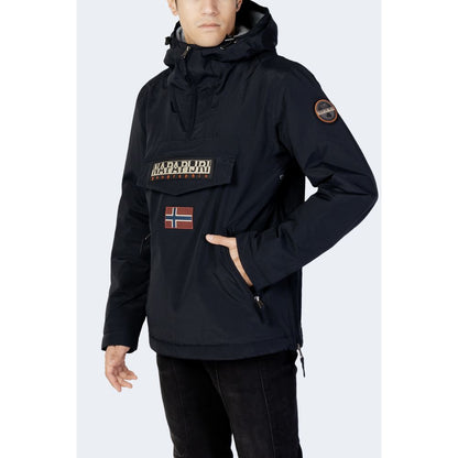 Napapijri Black Polyester Jackets & Coat
