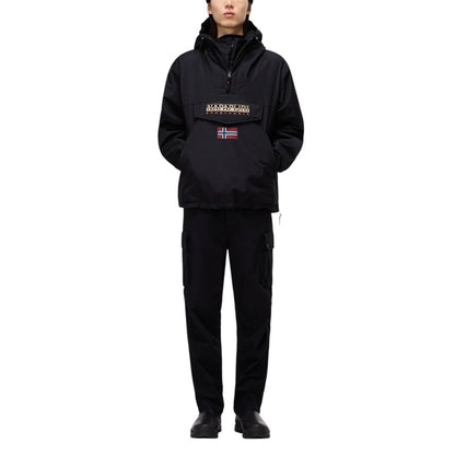 Napapijri Black Polyester Jackets & Coat
