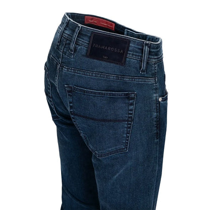 Tramarossa Blue Cotton Jeans Denim