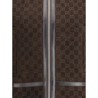 Gucci Brown Leather Jacket