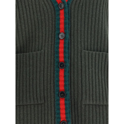 Gucci Green Wool Sleeveles Sweater