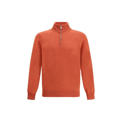 Brunello Cucinelli Red Cashmere Sweatshirt