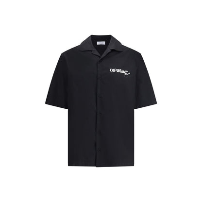 Off-White Bowling Shirt in Poplin