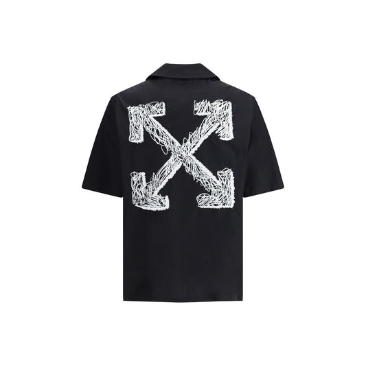 Off-White Bowling Shirt in Poplin