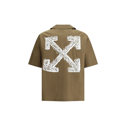 Off-White Bowling Shirt in Poplin