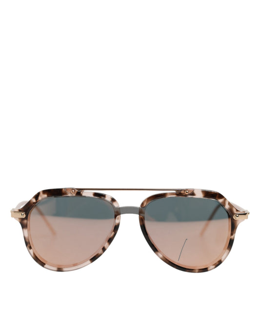 Dolce & Gabbana DG4330 Tortoise Shell Aviator Frame Eyewear Sunglasses