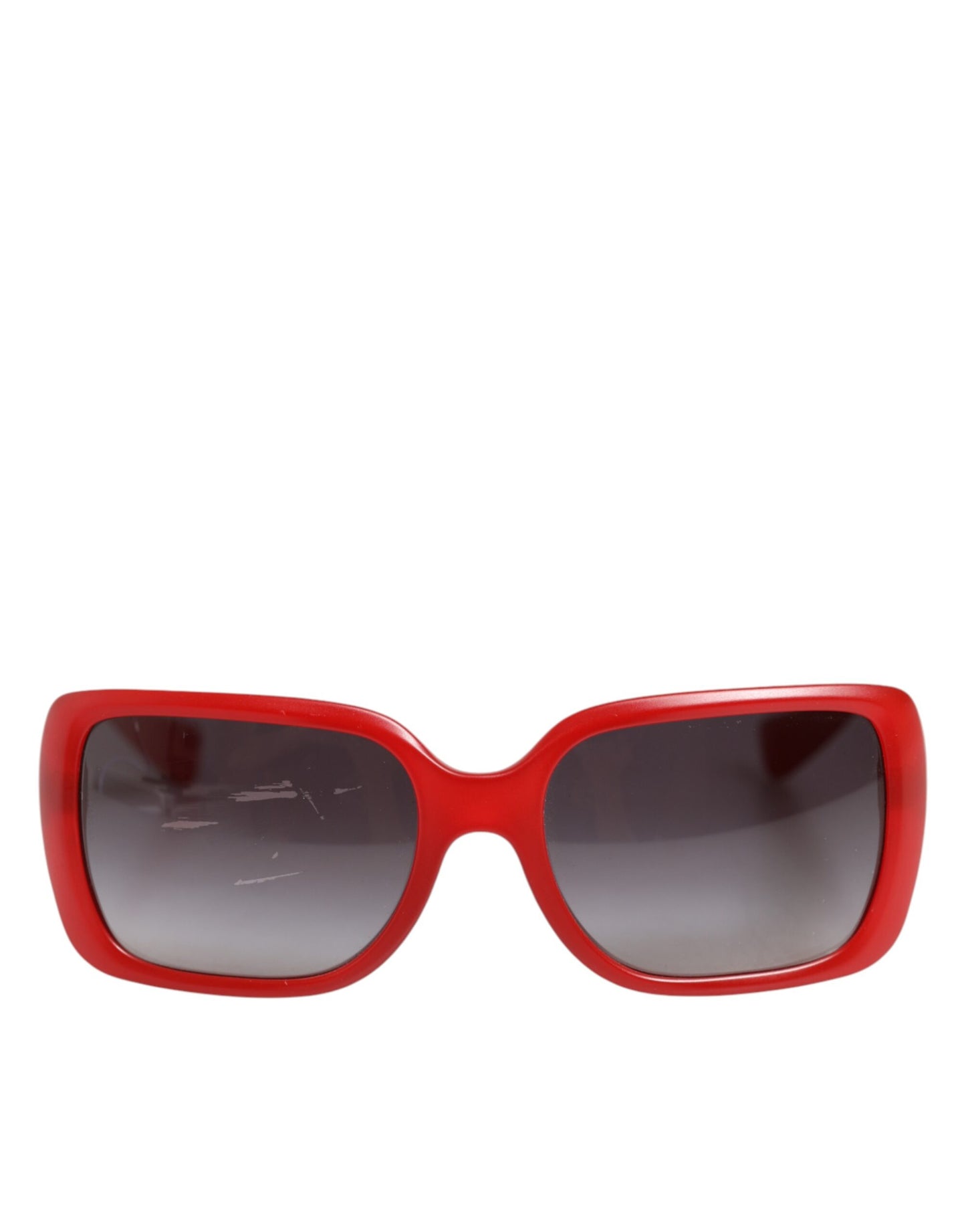 Dolce & Gabbana DG6093 Red Rectangular Grey Graduated Lenses Sunglasses