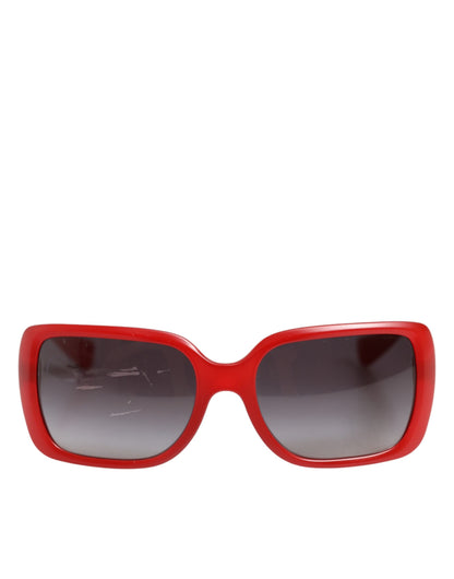 Dolce & Gabbana DG6093 Red Rectangular Grey Graduated Lenses Sunglasses