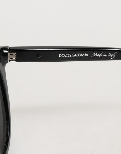 Dolce & Gabbana DG4281 Black Round Frame Full Rim Eyewear Sunglasses