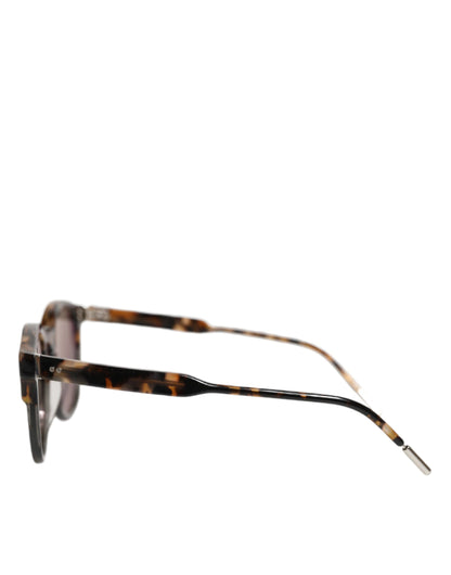 Dolce & Gabbana DG4334B Brown Tortoiseshell Round Frame Shades Sunglasses