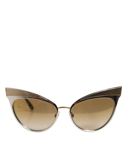 Dolce & Gabbana DG2178 Gold Metal Cat Eye Gradient Eyewear Sunglasses