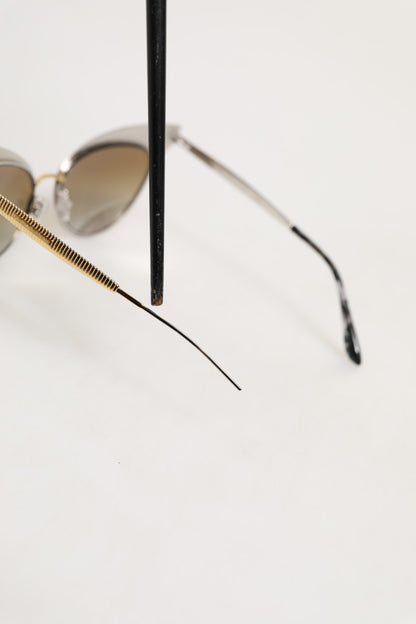 Dolce & Gabbana DG2178 Gold Metal Cat Eye Gradient Eyewear Sunglasses