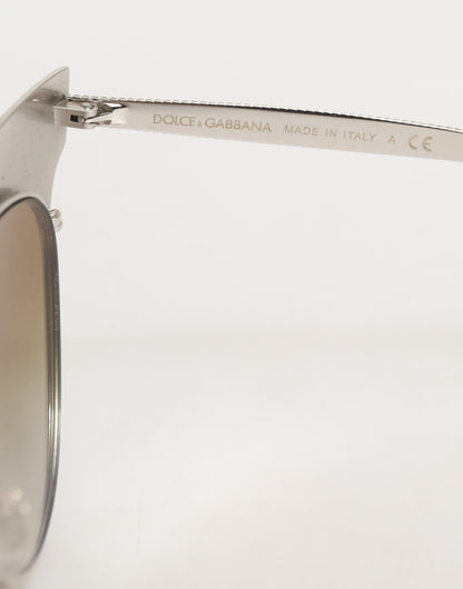 Dolce & Gabbana DG2178 Gold Metal Cat Eye Gradient Eyewear Sunglasses