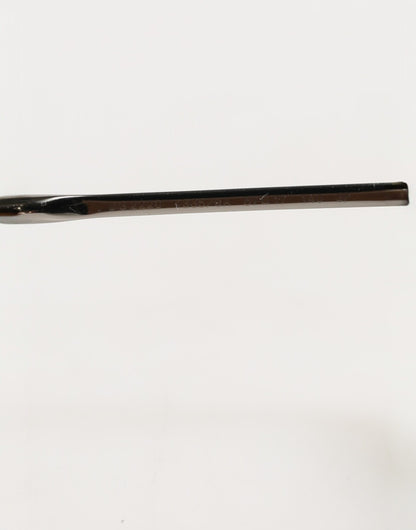 Dolce & Gabbana Silver Metal Frame Polarized Navigator Sunglasses