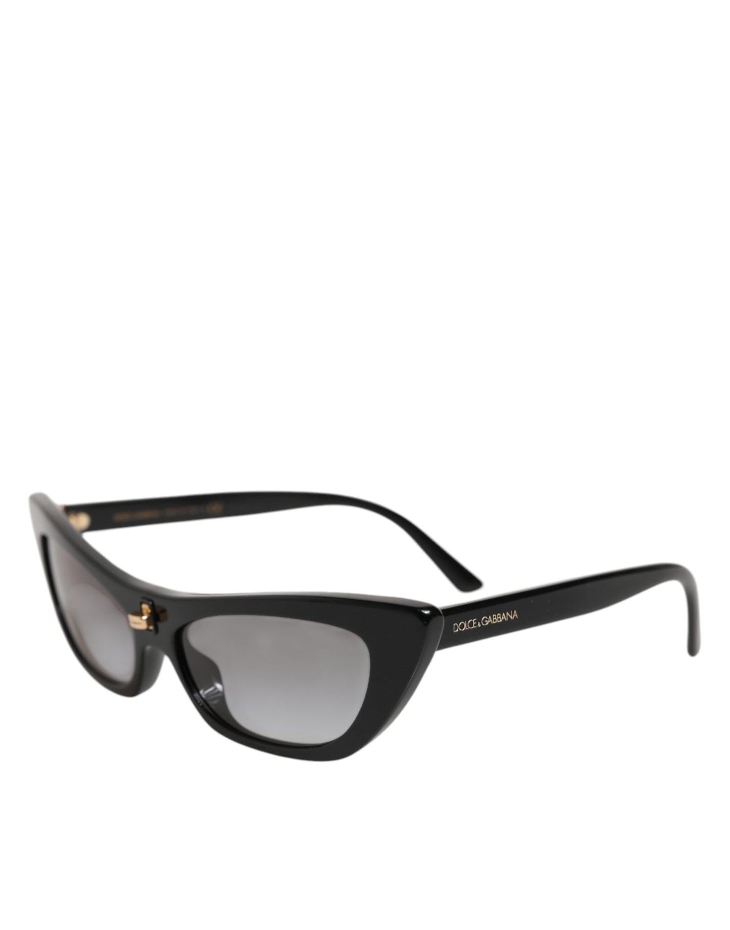 Dolce & Gabbana Black Re-Edition DNA Cat-Eye Frame Sunglasses