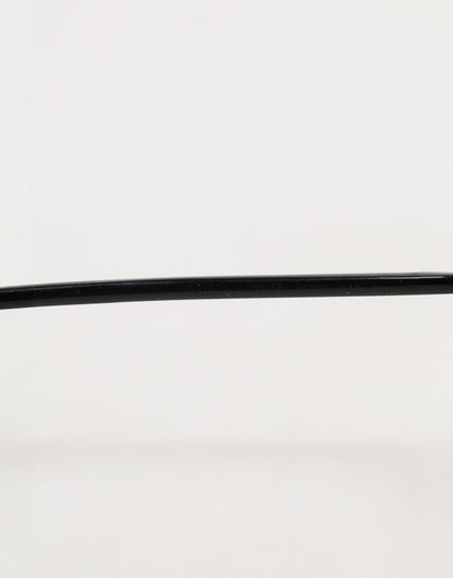 Dolce & Gabbana Black Metal Frame Square Lenses Shades Eyewear Sunglasses