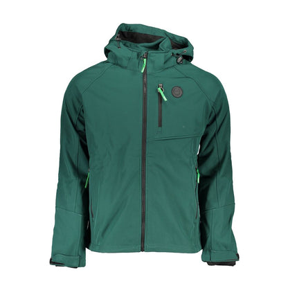 Gianmarco Venturi Green Polyester Jackets & Coat