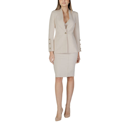 Rinascimento Beige Polyester Skirt