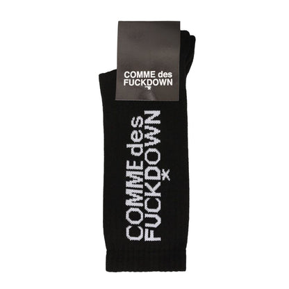 Comme Des Fuckdown Black Cotton Sock