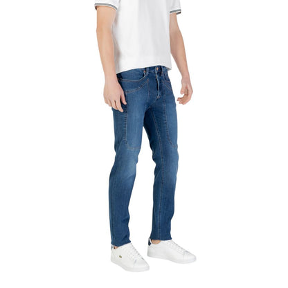 Jeckerson Blue Cotton Skinny Jeans