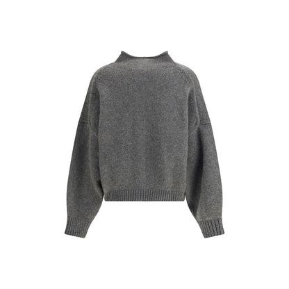 Khaite Gray Cashmere Cashmere Sweater