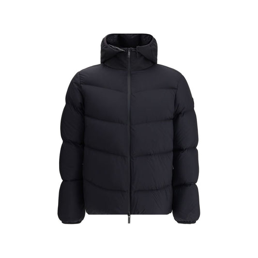 Moncler Black Polyamide Coat