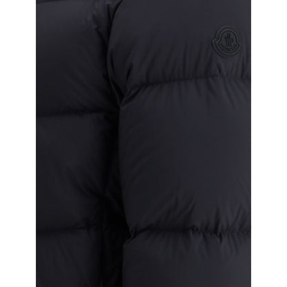 Moncler Black Polyamide Coat