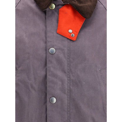 Barbour Purple Cotton Coat