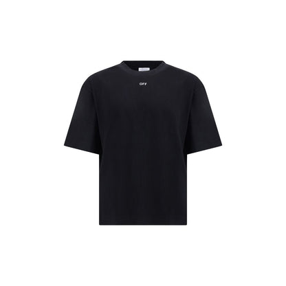 Off-White Black Cotton T-Shirt
