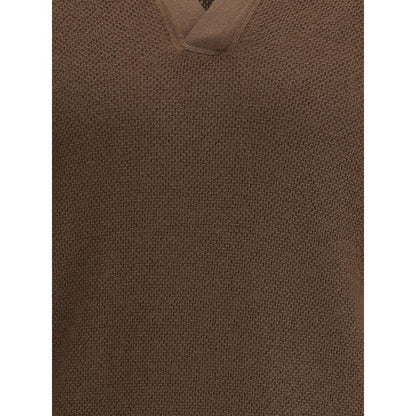 ZEGNA Brown Cashmere Shirt