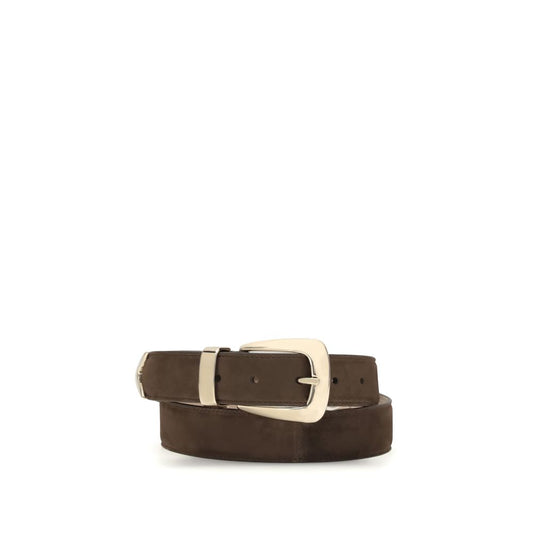 Khaite Brown Calf Leather Bos Taurus Regular Belt