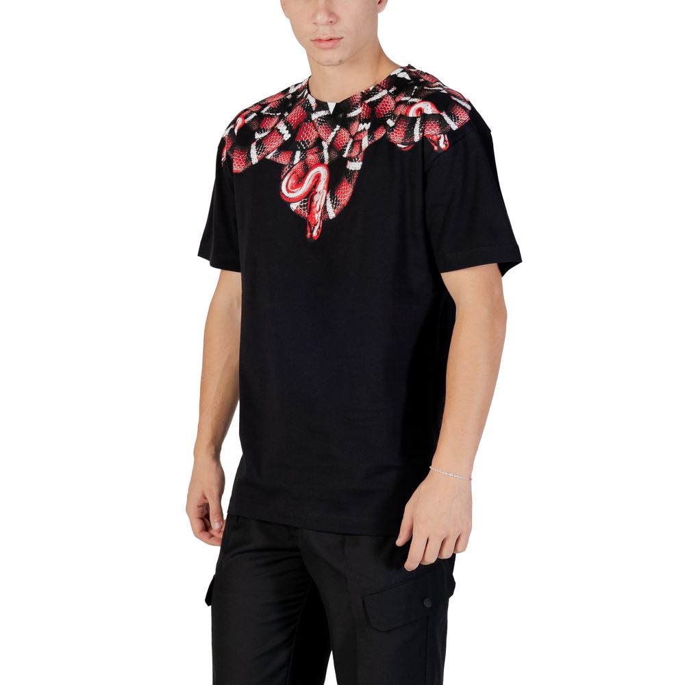 County of Milan Black Cotton T-Shirt