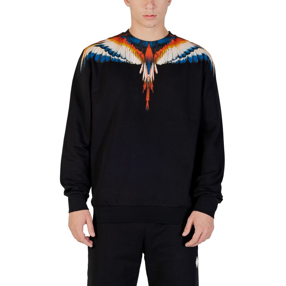 County of Milan Black Cotton Sweatshirt