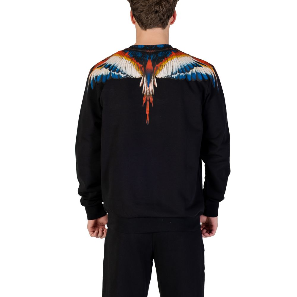 County of Milan Black Cotton Sweatshirt