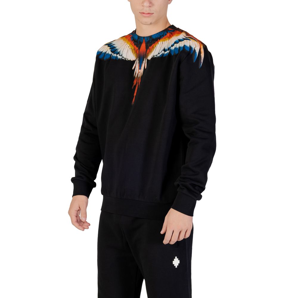 County of Milan Black Cotton Sweatshirt