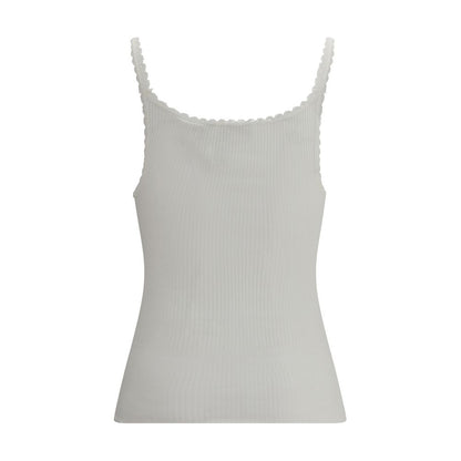 Chloé White Cotton Top