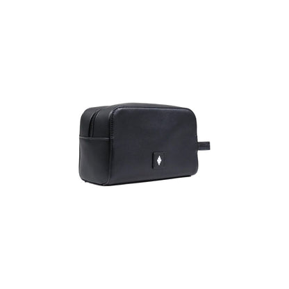 County of Milan Black Polyethylene Clutch Bag