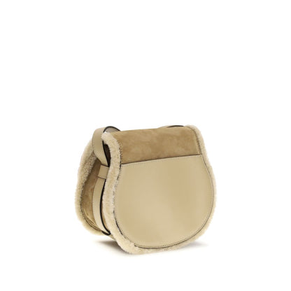 Chloé Beige Calf Leather Bos Taurus Shoulder Bag